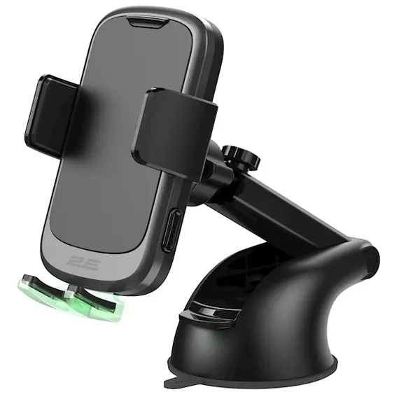 მობილურის დამჭერი 2E 2E-WCQ01-10, Wireless Charger Phone Holder, Black , 2 image - Primestore.ge