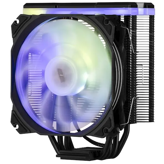 Cooler 2E 2E-AC120D4TC-ARGB, 120mm, 1700RPM, Cooler, Black