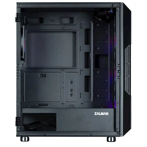 ქეისი Zalman I3NEOARGBBLACK, Computer Case, MidT, ATX, micro-ATX, mini-ATX, USB 2.0, USB 3.0x2, Black , 4 image - Primestore.ge