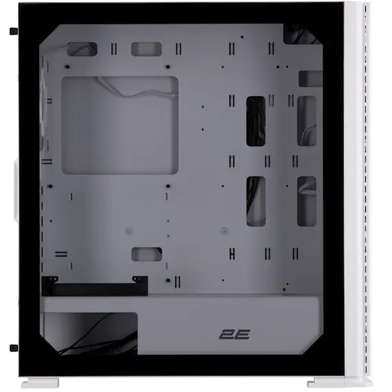 ქეისი 2E 2E-GI01W Vertex, Computer Case, Large MidT, ATX, E-ATX, micro-ATX, mini-ITX, USB 3.0, USB Type-C, 2xUSB 2.0, White - Primestore.ge