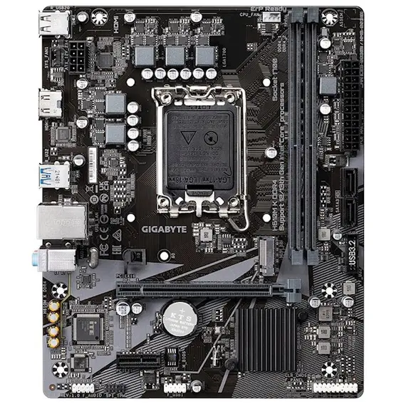 დედა დაფა Gigabyte H610M_K_DDR4, LGA 1700, DDR4, 64GB , 2 image - Primestore.ge