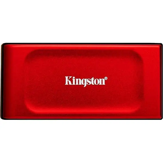 გარე მყარი დისკი Kingston SXS1000R/2000G, 2TB, External SSD, USB 3.2, Red - Primestore.ge