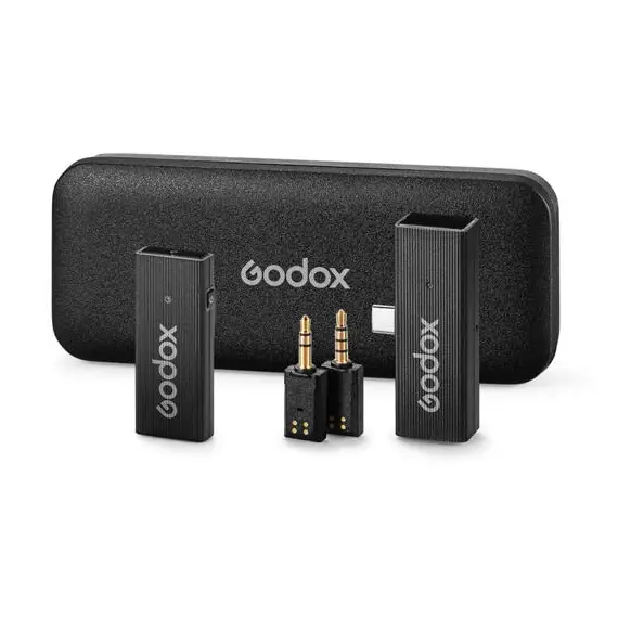 მიკროფონი Godox 2.4GHz Wireless Microphone System MoveLink Mini LT Kit 2  - Primestore.ge