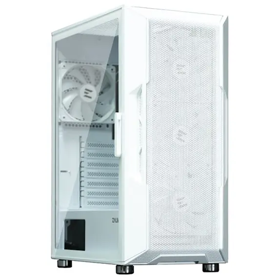 ქეისი Zalman I3NEOARGBWHITE, Computer Case, MidT, ATX, micro-ATX, mini-ATX, USB 2.0, USB 3.0x2, White , 3 image - Primestore.ge