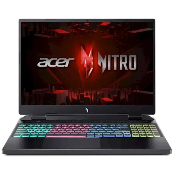 ნოუთბუქი Acer Nitro 16 AN16-73 16" WUXGA IPS, Intel i5-14450HX, 16GB, F512GB, NVD4060-8, Lin, black  - Primestore.ge
