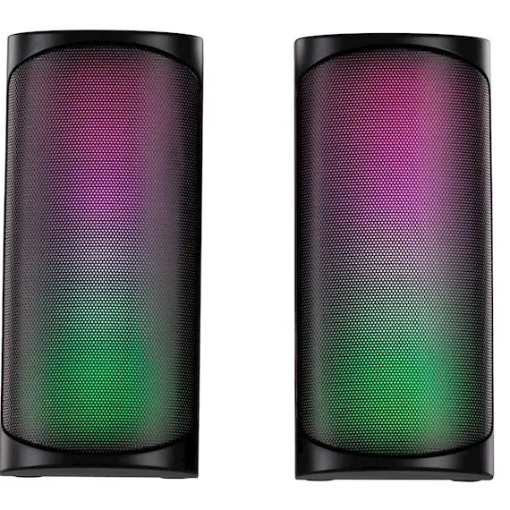 დინამიკი 2E 2E-PCS231BK RGB Matrix, 10W, 3.5mm Jack, USB, Bluetooth, Black , 2 image - Primestore.ge