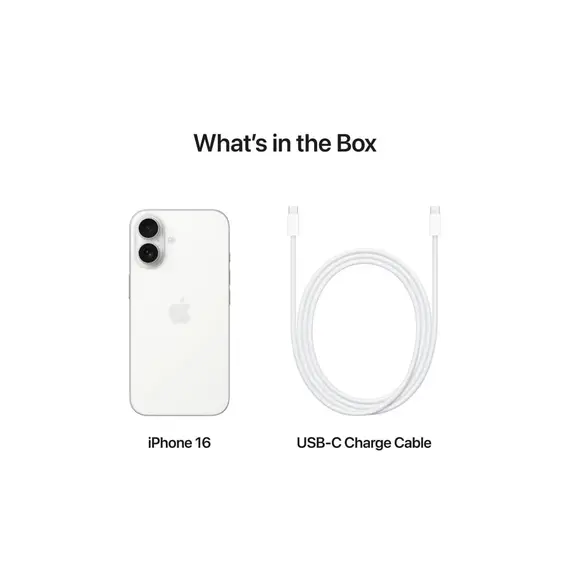 მობილური ტელეფონი APPLE iPhone 16 128GB White , 5 image - Primestore.ge