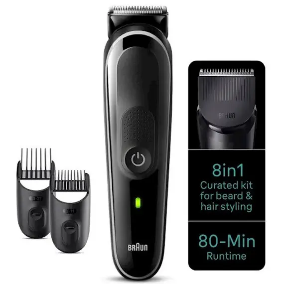 თმის საკრეჭი BRAUN MGK3440 BlkGrey , 2 image - Primestore.ge