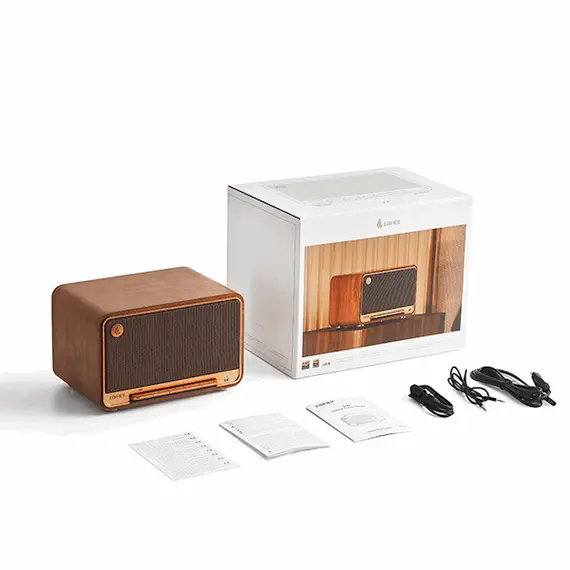 დინამიკი Edifier D32, 60W, Bluetooth, USB-C, AUX, Speaker, Brown , 11 image - Primestore.ge