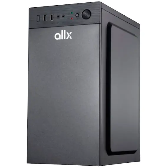 ქეისი ALLX AX-B1734, Computer Case, Micro-ATX, ITX, USBx2, AUDIO, Black , 5 image - Primestore.ge