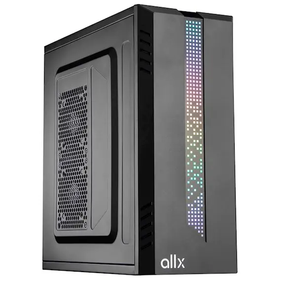 ქეისი ALLX AX-B1740, Computer Case, Micro-ATX, ATX, USBx2, AUDIO, Black  - Primestore.ge