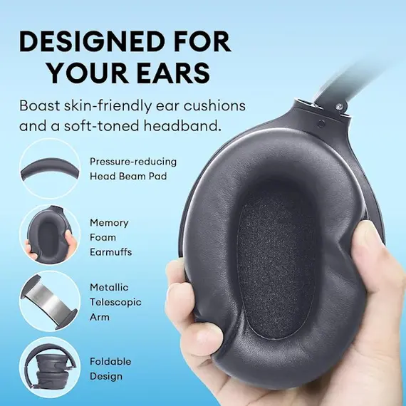 ყურსასმენი Edifier WH700NB, Active Noise Cancelling Headphones, Wireless, Bluetooth, Grey , 6 image - Primestore.ge
