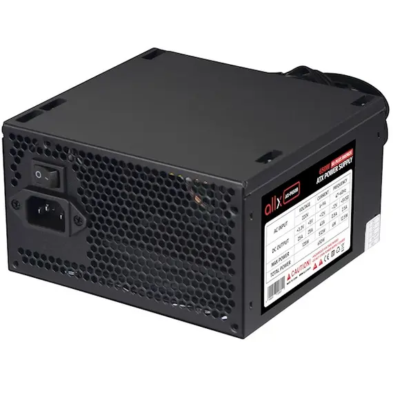 კვების ბლოკი ALLX AX-P650, 650W, Power Supply, Black , 4 image - Primestore.ge