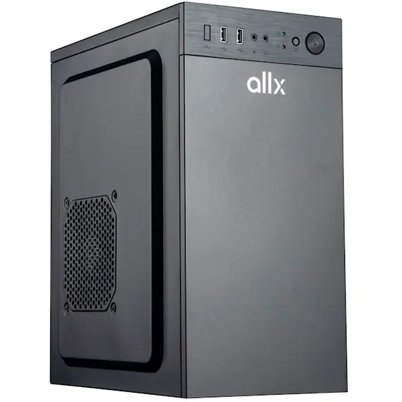 ქეისი ALLX AX-B1734, Computer Case, Micro-ATX, ITX, USBx2, AUDIO, Black  - Primestore.ge