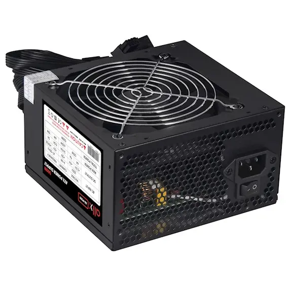 კვების ბლოკი ALLX AX-P500, 500W, Power Supply, Black  - Primestore.ge