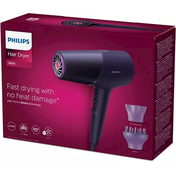 თმის საშრობი PHILIPS BHD514/00 , 5 image - Primestore.ge