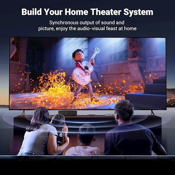 HDMI სპლიტერი UGREEN CM570 (90514), HDMI Splitter 1 In 4, Black , 8 image - Primestore.ge