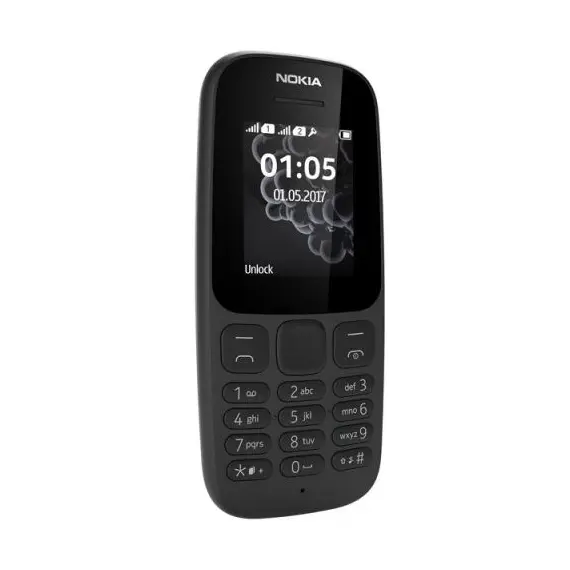 მობილური ტელეფონი NOKIA 105 D/S CHARCOAL/D , 2 image - Primestore.ge
