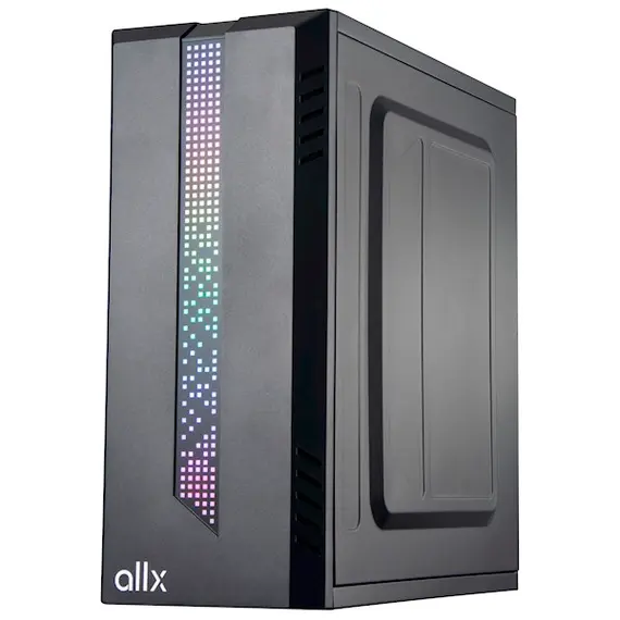 ქეისი ALLX AX-B1740, Computer Case, Micro-ATX, ATX, USBx2, AUDIO, Black , 2 image - Primestore.ge