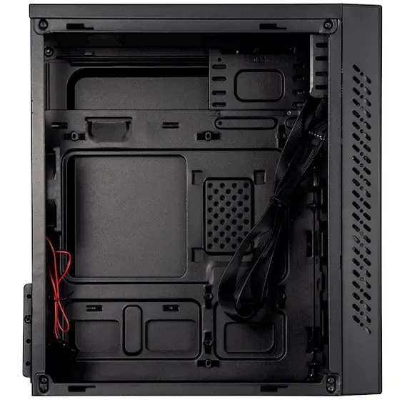 ქეისი ALLX AX-B1735, Computer Case, Micro-ATX, ITX, USBx2, AUDIO, Black , 3 image - Primestore.ge