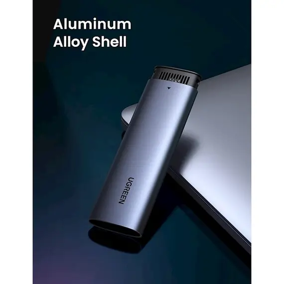 გარე მყარი დისკის ქეისი UGREEN 10903 M.2 SATA NGFF SSD Enclosure, Aluminum USB 3.1 Gen 2 to B-Key 6Gbps with External UASP Solid State Drive Enclosure , 6 image - Primestore.ge