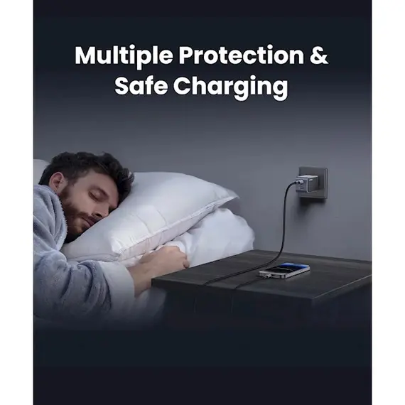Mobile charger UGREEN X553 (35042) Nexode Air, 65W, USB, USB-C, Gray, 8 image