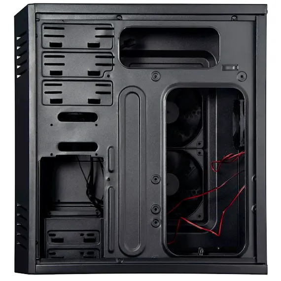 ქეისი ALLX AX-B1740, Computer Case, Micro-ATX, ATX, USBx2, AUDIO, Black , 4 image - Primestore.ge