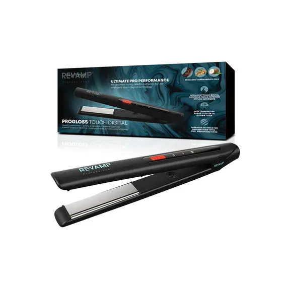 თმის გასასწორებელი Revamp Touch Digital Ceramic Hair Straightener , 2 image - Primestore.ge