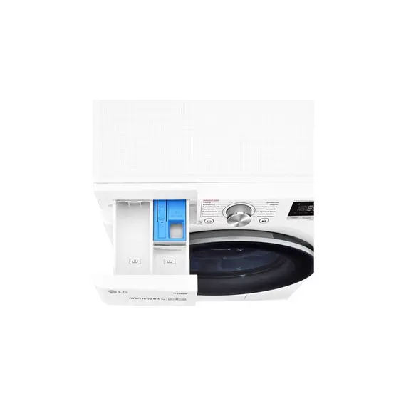 სარეცხი მანქანა LG F2V7GWL1W.ABWPMER - 8.5 KG, WHITE 1200 RPM , 9 image - Primestore.ge