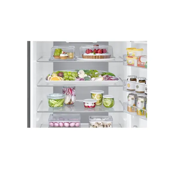 მაცივარი Samsung RB53DG703ES9WT - Bottom Freezer, 75.9x203x71.1, Inverter, No Frost, 554L, SILVER , 3 image - Primestore.ge