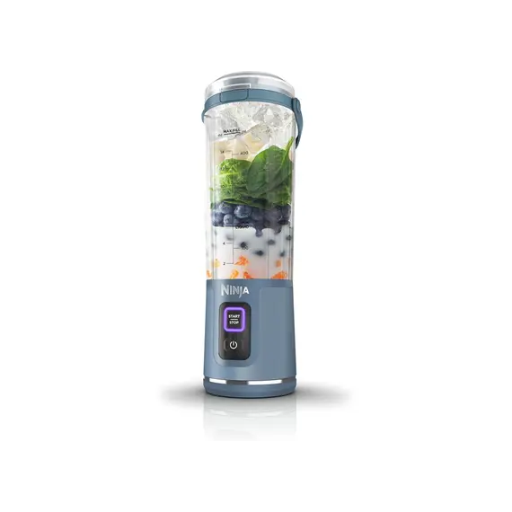 ბლენდერი Ninja BC151EUNV Portable cordless blender 530 ml - Denim Blue , 2 image - Primestore.ge