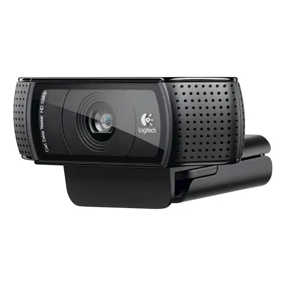 Webcam Logitech C920, HD, Built-in Microphone, Webcam Black, 4 image