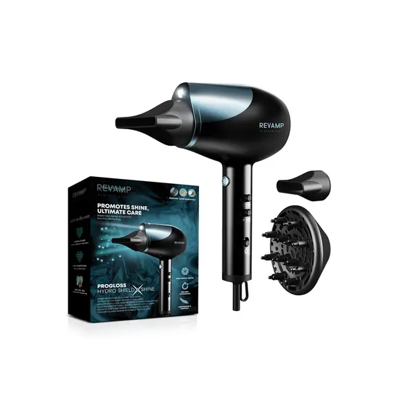 თმის საშრობი Revamp Progloss Hydro Shield X Shine Hair Dryer , 2 image - Primestore.ge