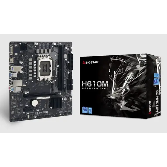 დედა დაფა LGA 1151 Mainboard,INTEL H610, Socket 1700, uATX, GbE LAN, DDR5  - Primestore.ge
