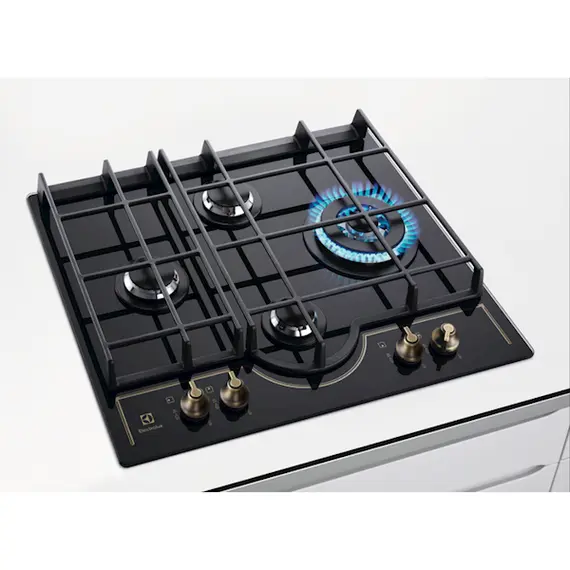 ჩასაშენებელი ქურის ზედაპირი Electrolux GPE363RBK, Built-in, Black - Primestore.ge