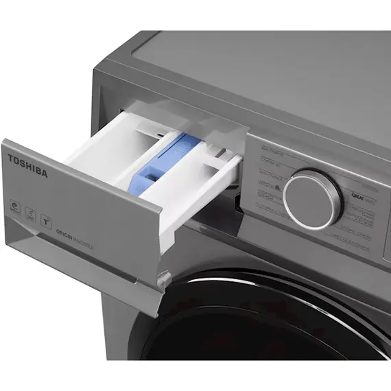 სარეცხი მანქანა Toshiba TW-BL80A2UZ (SS), 7Kg, 1200Rpm, Washing Machine, Silver , 3 image - Primestore.ge
