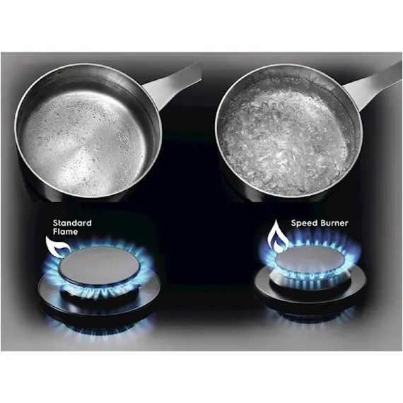 ჩასაშენებელი ქურის ზედაპირი Electrolux KGS6426SX, Built-in, Silver - Primestore.ge