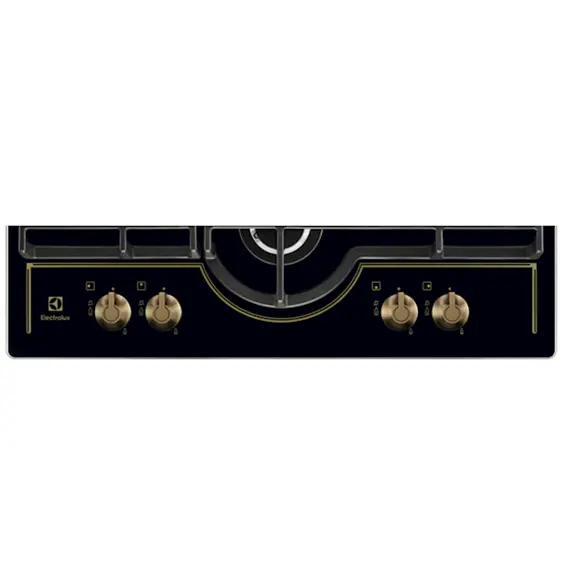ჩასაშენებელი ქურის ზედაპირი Electrolux GPE363RBK, Built-in, Black - Primestore.ge