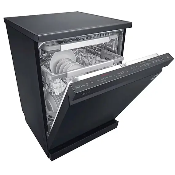 ჭურჭლის სარეცხი მანქანა LG DFB325HM.ABMPARA, A, 41Dba, Dishwasher, Black , 5 image - Primestore.ge