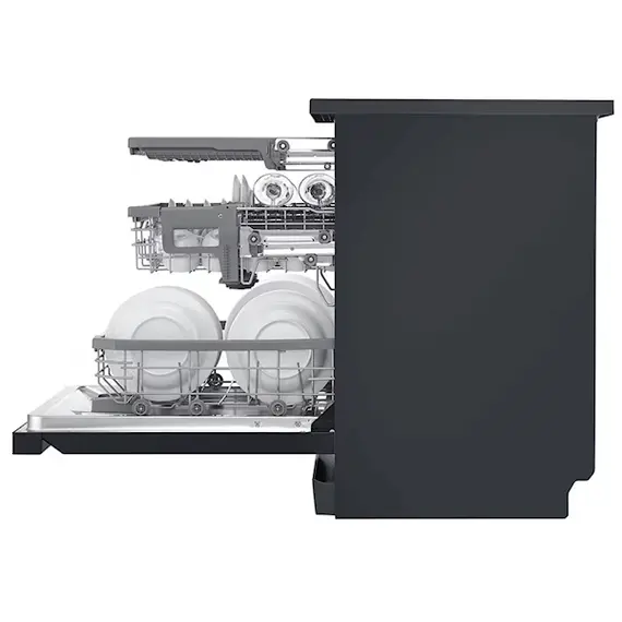 ჭურჭლის სარეცხი მანქანა LG DFB325HM.ABMPARA, A, 41Dba, Dishwasher, Black , 3 image - Primestore.ge