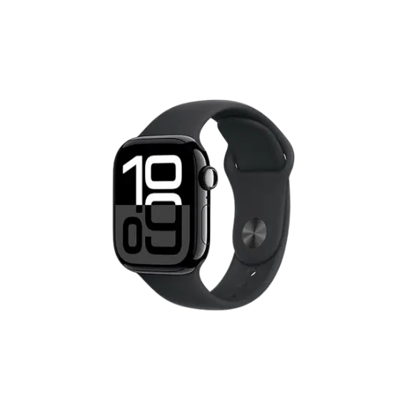 სმარტ საათი Apple Watch Series 10 GPS 42mm Jet Black Aluminum Case With Black Sport Band MWWF3 M/L  - Primestore.ge