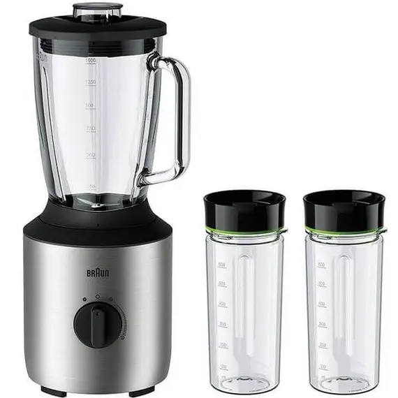 ბლენდერი BRAUN JB3272SI 800W 1.5L Black/Silver  - Primestore.ge