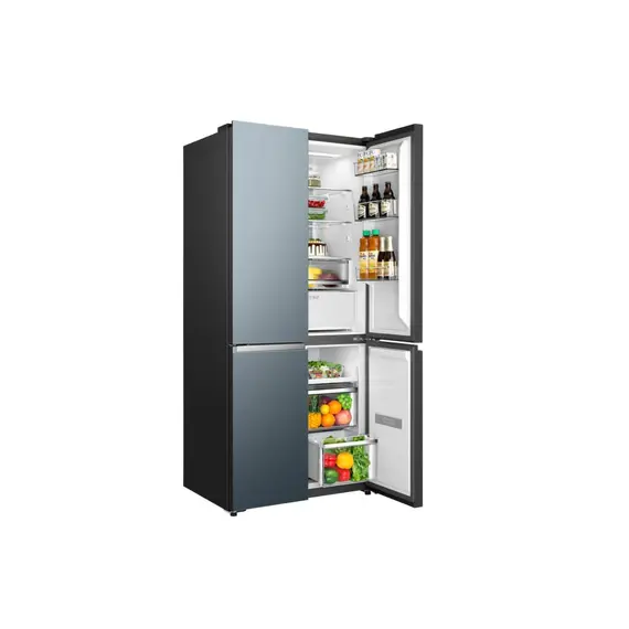 მაცივარი TCL C521CDB, 521L, Energy E, 190x64x83.3, Glass Door, LED Display, Metal Fresh , 5 image - Primestore.ge