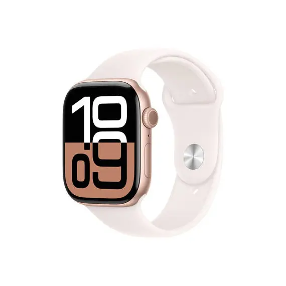 სმარტ საათი Apple Watch Series 10 GPS 42mm Rose Gold Aluminum Case With Light Blush SB MWWJ3 M/L  - Primestore.ge