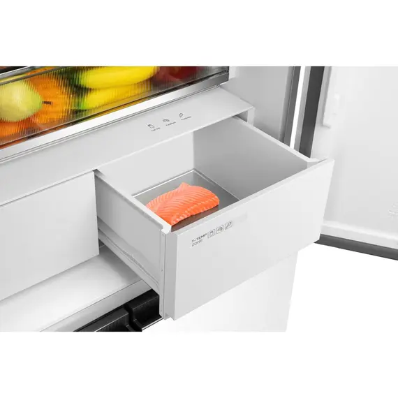 მაცივარი TCL C521CDIB , 521L, Energy E, 190x64x83.3, Glass Door, LED Display, Metal Fresh. , 9 image - Primestore.ge