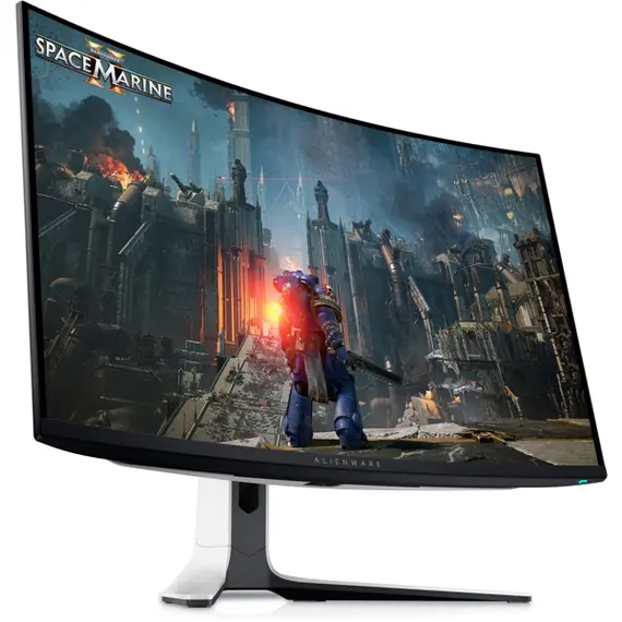 Monitor Dell 210-BLLV Alienware 32 AW3225QF, 32", Curved Monitor, 4K UHD, OLED, HDMI, USB, USB-C, DP, Black, 3 image