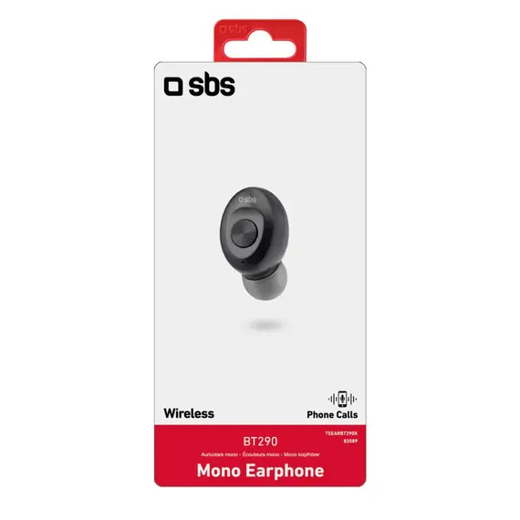 უსადენო ყურსასმენი SBS MONO TEEARBT290K , 5 image - Primestore.ge