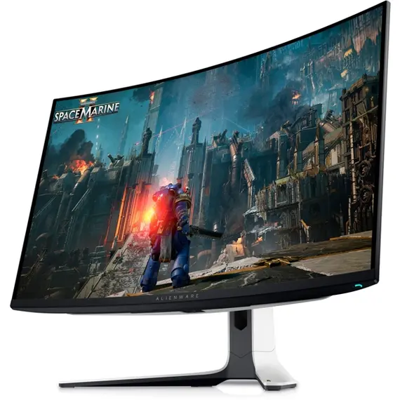 Monitor Dell 210-BLLV Alienware 32 AW3225QF, 32", Curved Monitor, 4K UHD, OLED, HDMI, USB, USB-C, DP, Black, 2 image