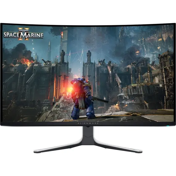 Monitor Dell 210-BLLV Alienware 32 AW3225QF, 32", Curved Monitor, 4K UHD, OLED, HDMI, USB, USB-C, DP, Black