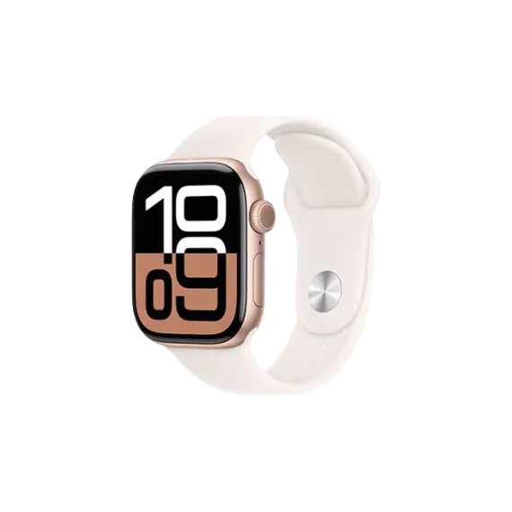 სმარტ საათი Apple Watch Series 10 GPS 46mm Rose Gold Aluminum Case With Light Blush  MWWT3 S/M  - Primestore.ge